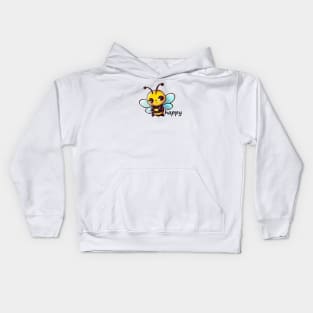 Bee Happy - Cute Kids Hoodie